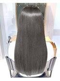 《湿気ケア×極上艶》髪質改善ストレート×ロング