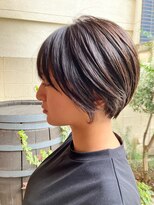 ココカラヘアー ニコ(cococara hair nico)&nbsp;ショートボブ/丸みショート/前髪あり