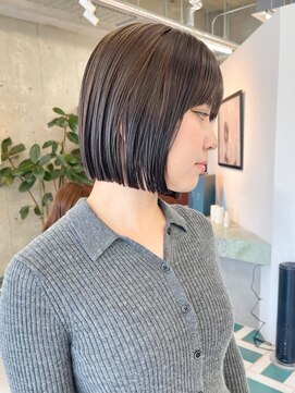 ノエ(noe) ホワイトグレージュ/デジタルパーマ/チェリーブラウン/栄r136