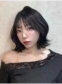 くびれヘア/髪質改善/縮毛矯正/レイヤーカット/韓国/顔周り/