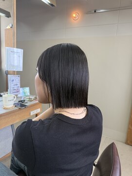 カノエ 岡山店(canoe) パツっとボブ
