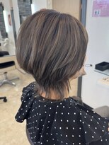 ヘアーアンドビューティーガーデン(HAIR AND BEAUTY GARDEN) 大人ショートボブヘアくびれショートヘア白髪染めグレイカラー