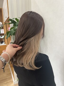 フリック(FLiC) インナーカラーミルクティー