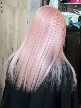 ネハス(nehus.) ブリーチ/ミディアムヘア/デザインカラー/フェイスフレーミング