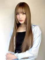ユアーズ ヘア 恵比寿本店(youres hair)&nbsp;髪質改善トリートメントで叶う美髪ストレート　艶髪　前髪