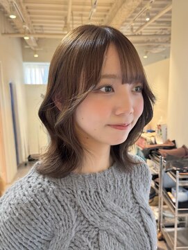 ロカ(roka) オリーブブラウン ミディアムレイヤー