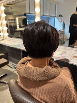 レディースカット/白髪ぼかしハイライト