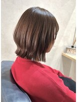 ネウィ 大分中央町店(newi)&nbsp;品よくまとまるナチュラルブラウンボブ