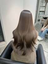 ルル(Lulu)&nbsp;梅田/ブラウン/ベージュ/レイヤー/前髪カット/縮毛矯正/髪質改善