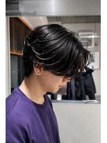 ヴァンシィー(VANCY) 曲がる縮毛矯正/センターパート/メンズカット