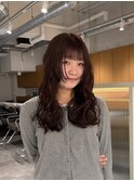 ワンホンレイヤー/ミルクティーブロンド/ダークブルー/名古屋栄