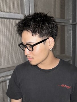ヘアーグランデシーク(Hair Grande Seeek) スパイキーショートピンパーマ短髪パーマ名古屋メンズパーマ