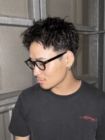 ヘアーグランデシーク(Hair Grande Seeek) スパイキーショートピンパーマ短髪パーマ名古屋メンズパーマ