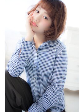 アンジュ ヘアー(Ange hair) アンジュヘアー金山　ドレープボブ×ベビーバング