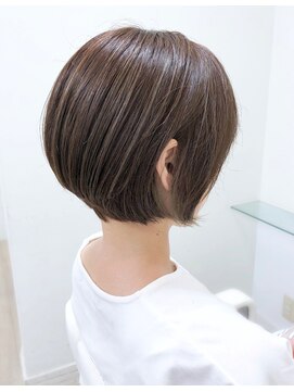 アンサム 二子玉川店(UNSOME) ハイライトonベージュカラー☆似合わせカットショートボブ