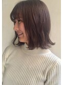 レイヤーカット【梅田茶屋町】ボブ×ブランジュカラー30代40代
