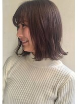 ナック ウメダ(knack UMEDA)&nbsp;レイヤーカット【梅田茶屋町】ボブ×ブランジュカラー30代40代