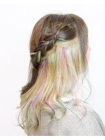 フルブルーム(fullbloom)&nbsp;[西八王子/full bloom]インナーカラー（インナーユニコーン）