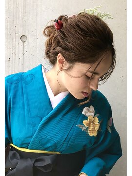 トルネード(TORNADO) 卒業式　成人式　袴　振袖　着付け　ヘアアレンジ　シニヨン