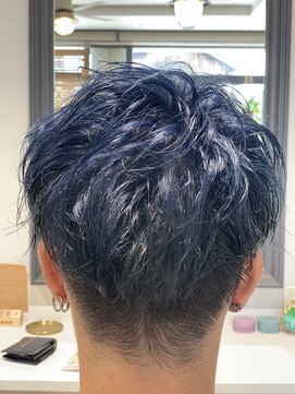 ヘアーアンドスパ エンジェイ(HAIR＆SPA enj) ダークブルー