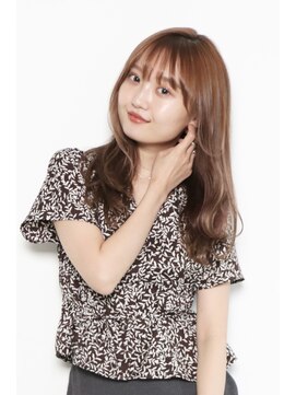 スペックホルダー(Spec Holder) ゆるふわロング×オレンジベージュ