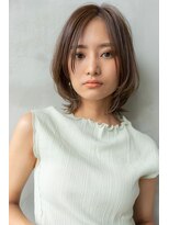 オースティン 流山おおたかの森(AUSTIN)&nbsp;大人かわいい前髪セシルカットココアブラウンフリンジウェーブ