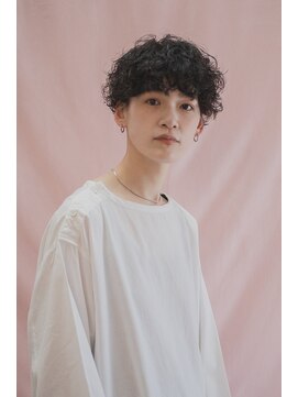 ハルフウェイ(haLfway) ショートパーマスタイル