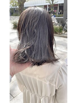 フェリア 松山(Feria) 【Feria松山】透け感アッシュグレー☆本宮