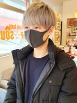 リップソウル(RIP SOUL)&nbsp;《RIP SOUL 》ホワイトグレージュ ツーブロックショート