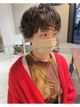 ヘアー アイス ルーチェ(HAIR ICI LUCE) ショートパーマ ショートボブ ショートスタイル  担当山中