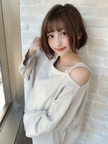 ヘアリゾート粋 新宿三丁目本店&nbsp;《前地 麻衣》ショートボブでも外ハネに！愛されショート