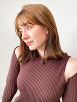 レア 表参道(L'ea)&nbsp;黒髪クラゲヘアーオリーブグレー小顔ココアベージュ