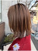 ちょっとこなれ感外ハネスタイル