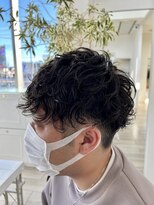 タブー 岐阜店(TABOO)&nbsp;マッシュ刈り上げソフトスパイラルパーマ