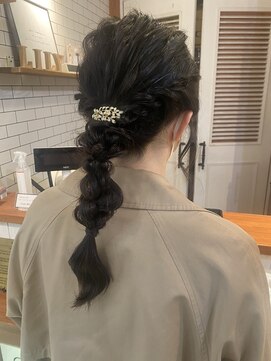 オーブ ヘアー リリー 博多2号店(AUBE HAIR lily) 編みおろし♪