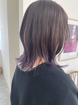 オンド(onde) 毛先♪ラベンダーパープルカラー