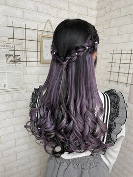 ベルデイズ 横浜西口店(BELDAYS) 編み込みハーフアップ♪