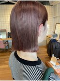 切りっぱなしブリーチスタイル