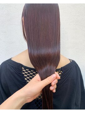 フェンヘアーアイス 中目黒(Fen.hair ici) 縮毛矯正ロング♪コスメストレート髪質改善ココアベージュ