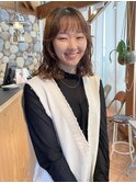 LA PENSEE / beige 田川 / ミディアムパーマ