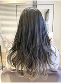 バレイヤージュカラーシルキーベージュダブルカラーケアブリーチ
