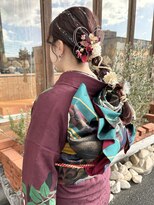 ラパンセベージュ(LA PENSEE BEIGE)&nbsp;LA PENSEE / beige 田川 / 成人式ヘアセット/編み下ろし