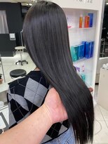 エスト 大阪梅田(EST)&nbsp;レミー100%/53cm☆シールエクステ40枚+ブリーチカラー