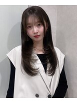 ジェンダーヘア(GENDER hair) 韓国レイヤー×アッシュブラウン6.5