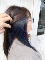 ヘアーサロンカルド(hair salon CALDO) インナーカラー ブルー