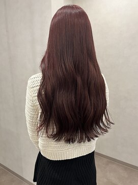 リタ(Lita.) ワインレッド ブリーチなし ダブルカラー