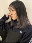 ラベンダーグレージュグラデーション
