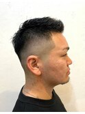 爽やかフェード ベリーショート
