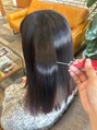 ノート ヘアーサロン(NOTE HAIR SALON) 【縮毛矯正】うる艶ストレート。この指通りをご体感ください