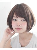 say.重政前髪ありショートレイヤーボブショートボブ丸みショート